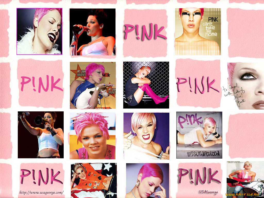 , pink